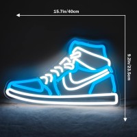 Jianjung Sneaker Neon Sign Sports Shoe Neon Signs For Wall Dimmable Led Boys Neon Lights For Bedroom Man Cave Home Party Neon Ba