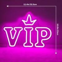 Vip Neon Sign Led Neon Lights Signs For Vip Lounge Wall Decor Dimmable Ligth Up Signs For Bar Club Hotel Restaurant Wedding Part