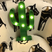 Zuokemy 2 Pieces Large Led Cactus Night Lights Cactus Party Decorations Carnival Cute Dining Table Decorations Childrens Roo