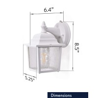 Coramdeo Greystone Outdoor Dusk To Dawn Wall Light Fixture Wall Mounted Sconce Exterior Lights Outdoor Lights For Patio Porc