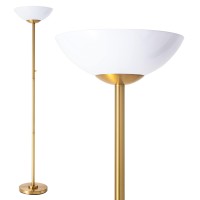 Superlamp Super Bright Floor Lamp 8000Lumen Dimmable 30K Light Up A Full Room Modern And Elegant Design