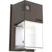 Lithonia Lighting Tws Led Alo Sww2 Mvolt Pe Ddb M2 Led Wall Pack With Switchable Color Temperature, Adjustable Lumen Output And Switchable Photocell, Mvolt 120-277V, Dark Bronze