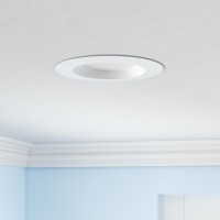 Parmida 6 Pack 56 Inch 5Cct Led Recessed Lighting Dimmable 12W 1000Lm 2700K3000K4000K5000K6000K 5 Color Selectable B