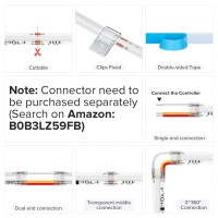 Btflighting Fcob Ws2811 Ic Rgb Cob Led Strip Flexible High Density Uniform Chasing Color Light Dc12V 630Ledm 164Ft 14Icm 10M