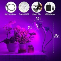 Briignite Grow Light Led Grow Lights For Indoor Plants Full Spectrum Plant Light Grow Lamp With 3 Full Spectrum Modes 10Lev