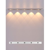 Garto Under Cabinet Lights Long Size Motion Sensor Light Indoor 3 Color Temps Battery Operated Led Strip Lights Rechargeable N