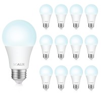 Sigalux A19 Led Light Bulbs 100 Watt Equivalent, Daylight 5000K Standard Light Bulbs,Non-Dimmable 13W Energy Efficient White Light Bulbs With E26 Medium Base,1500Lm,Ul Listed,12 Packs