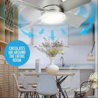 Bellhowell Socket Fan Cool Light Deluxe Silver Ceiling Fans With Led Lights And Remote Control Replacement For Lightbulb B