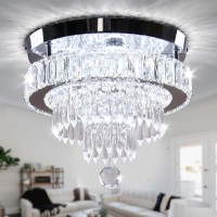 Cainjiazh Chandelier 118 Modern Crystal Chandeliers Crystal Light Fixtures Flush Mount Chandelier Ceiling Light Chandeliers F