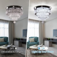 Cainjiazh Chandelier 118 Modern Crystal Chandeliers Crystal Light Fixtures Flush Mount Chandelier Ceiling Light Chandeliers F