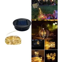 Solar Lights Replacement Top Parts For Outdoor Solar Watering Can Hanging Lanterns With 90 Led String Lithgs Detachable Connecto