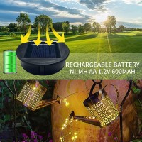 Solar Lights Replacement Top Parts For Outdoor Solar Watering Can Hanging Lanterns With 90 Led String Lithgs Detachable Connecto