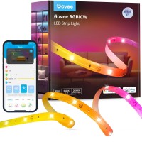 Govee Rgbic Led Strip Lights For Room With Warm White 65.6Ft, Smart Led Strip Lighting Alexa Compatible, Color Changing Led Lights Music Sync, Mothers Day Gifts, 2 Rolls Of 32.8Ft