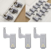 1 3 LED Lamp Beads The hinge light has 3 LED lamp beads powered by 12V 23A battery included with high brightness and low power consumption it is a practical and affordable cabinet light2 ABS Material Hinge LED light is made of high quality ABS material wh