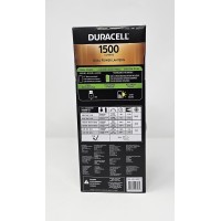 Duracell Dual Power Lantern 1500 Lumens With 5 Power Sources Available For Charging - 1 Lamp, Black