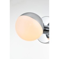 Majesty 1 Light Chrome And Frosted White Bath Sconce