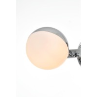 Majesty 2 Light Chrome And Frosted White Bath Sconce