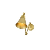 Ledger 1 Light Brass Swing Arm Wall Sconce