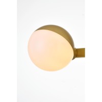 Majesty 3 Light Brass And Frosted White Bath Sconce