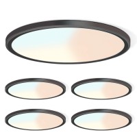 Lzhome 4Pack 42W 4500Lm Led Ceiling Light 158 Inch 3000K4500K6000K 3Cct Selectable Flush Mount Ceiling Light For Living Room