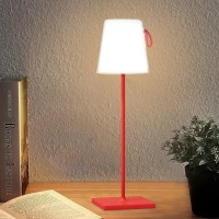 Flornia Rgb Cordless Table Lamp, Rechargeable Battery Operated Table Light, Portable Led Desk Lamp, 1600 Colors & Adjustable Brightness Night Lamp For Outside/Patio/Restaurant/Home (Ip44)