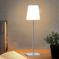 Flornia Rgb Cordless Table Lamp, Rechargeable Battery Operated Table Light, Portable Led Desk Lamp, 1600 Colors & Adjustable Brightness Night Lamp For Outside/Patio/Restaurant/Home (Ip44)