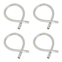 Gowenic 4 Pcs Led Lamp Flexible Gooseneck Tube, Flexible Gooseneck Arm Hose Tube, Table Lamp Lights Accessories, Aluminum Metal Pipe 35Cm, For Table Lamp, Plant Lamps