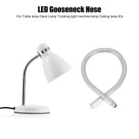 Gowenic 4 Pcs Led Lamp Flexible Gooseneck Tube, Flexible Gooseneck Arm Hose Tube, Table Lamp Lights Accessories, Aluminum Metal Pipe 35Cm, For Table Lamp, Plant Lamps