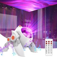 Gdnzduts Northern Star Projector Galaxy Light - Aurora Projector 28 Light Effects For Kids Adults - Galaxy Projector For Bedroom Night Light Remote, White Noise, Bluetooth Speaker