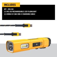 Dewalt Led Flashlight Usbc Rechargeable Magnetic Jobsite Light Dcl183