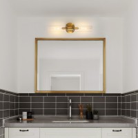 Wall Sconces Set Of Two Brushed Brass Gold Sconces Wall Lighting With Clear Glass Wall Lamp Modern Wall Sconce Wall Light