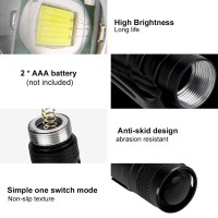 Ejoyous Mini Flashlight, Led Handheld Pocket Flash Light Portable Pen Light Ultra Bright Small Flashlight Torch With Clip For Camping Hiking Outdoor Emergency