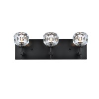 Graham 3 Light Wall Sconce In Black