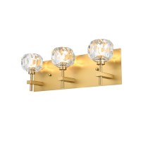 Graham 3 Light Wall Sconce In Gold