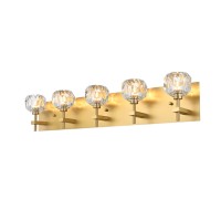 Graham 5 Light Wall Sconce In Gold