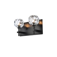 Graham 2 Light Wall Sconce In Black