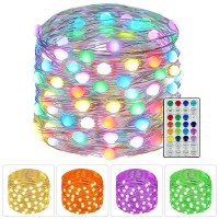 Smart Color Changing Fairy String Lights 33Ft 100 Led Rgb Easter Lights String Usb Powered 16 Solid Colors And Multi Modes For