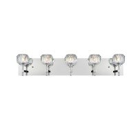 Graham 5 Light Wall Sconce In Chrome