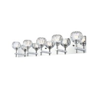 Graham 5 Light Wall Sconce In Chrome