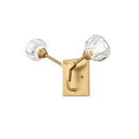 Zayne 2 Light Wall Sconce In Gold