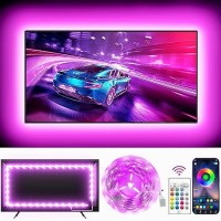 Gipoyent Tv Light Strip, Music Sync Led Tv Backlight, For 32-60 Inch Tv, Led Tv Light With Bluetooth Function - Rgb Color Changing Light Strip For Home Theater (9.8T)