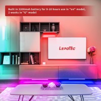 Lepotec Rgbw Motion Sensor Night Light 10 Wireless Under Cabinet Lights Led Colored Sensor Lights Gift With Dimmable Brightne