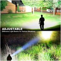 Alstu Rechargeable Flashlights High Lumens 990 000 Lumen Bright Flashlight With 5 Modes Led Flash Light With Power Display I