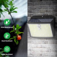 Solar Motion Lights Outdoor 158 Led10 Pack Motion Sensor Lights 3 Lighting Modes Ip65 Waterproof Solar Powered Fence Lights