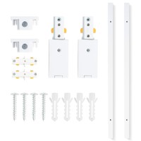 Vanoopee H Track Lighting Rails Kit, 6.6Ft H Type Track Rails White With End Caps And Live End Feed Connector, Compatible With Single Circuit 120V H Style Track System, For H Led Track Lighting Heads