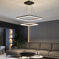 Matven Ceiling Chandelier With Remote Control Dimmable 3 Color Mode Brightness Warm Cool Neutral Light Ceiling Chandeli