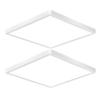 Rezant 12 Inch 24W Led Flush Mount Ceiling Light 3000K4000K6000K Adjustable Square Led Ceiling Light 2800Lm Bright Flat Ceil