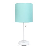 Creekwood Home Oslo 195 Table Desk Lamp In White