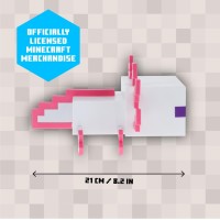 Paladone Minecraft Axolotl Light Five Color Modes Minecraft Lamp To Decorate Your Gaming Desk Or Night Stand