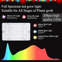 Grocruiser Desk Grow Lights For Indoor Plants 2000 Lumen 25 Watt Table Top Grow Light Uvir Full Spectrum Plant Growing Lamp 16